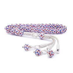 Blue Red White Silver Trabzon Kazaziye Rosary - Vip Jewelry