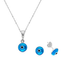 Silver Evil Eye Women's Set - Vip Jewelry