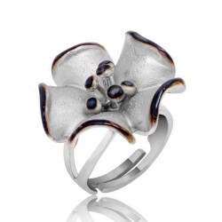 Silver Flower Women's Ring - Vip Jewelry