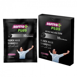 Softto Plus Black Hair Shampoo Disposable 25 ML - Softto Plus