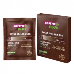 Softto Plus Brown Hair Shampoo 21 ML - Softto Plus