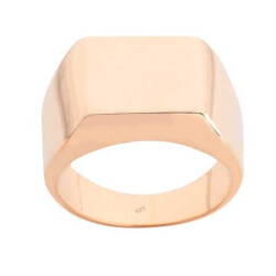 خاتم من الفضة على شكل وردة بدون حجر - مجوهرات في آي بي