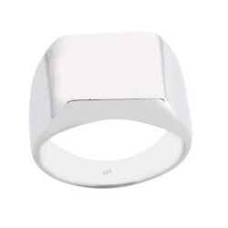 Stoneless Style Silver White Ring - Vip Jewelry
