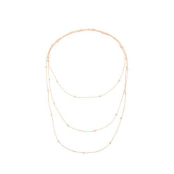 ثلاثة التفاف الزركون حجر الفضة قلادة - مجوهرات في آي بي