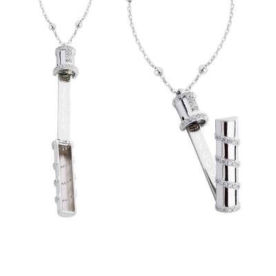 Silver Necklace Named Tune To Nested Love - 1